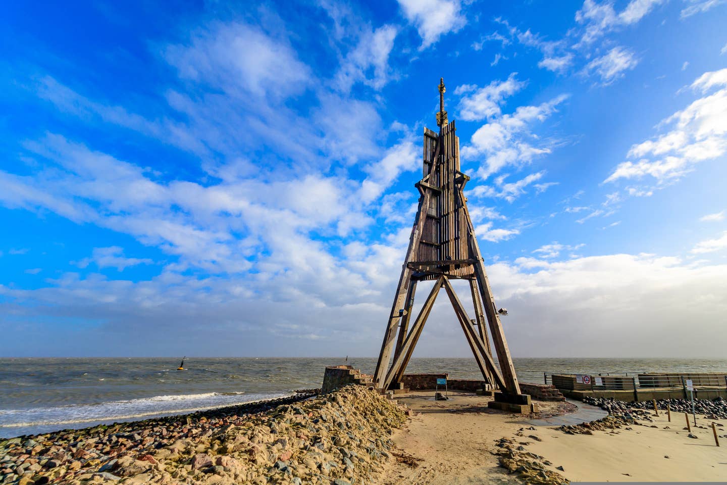 Cuxhaven – Kugelbake am Strand