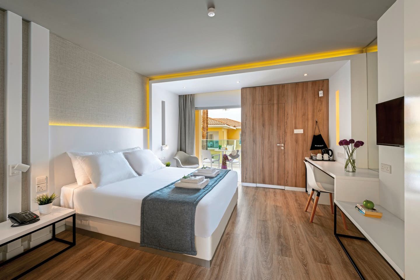 Wohnbeispiel Doppelzimmer seitl. Meerblick