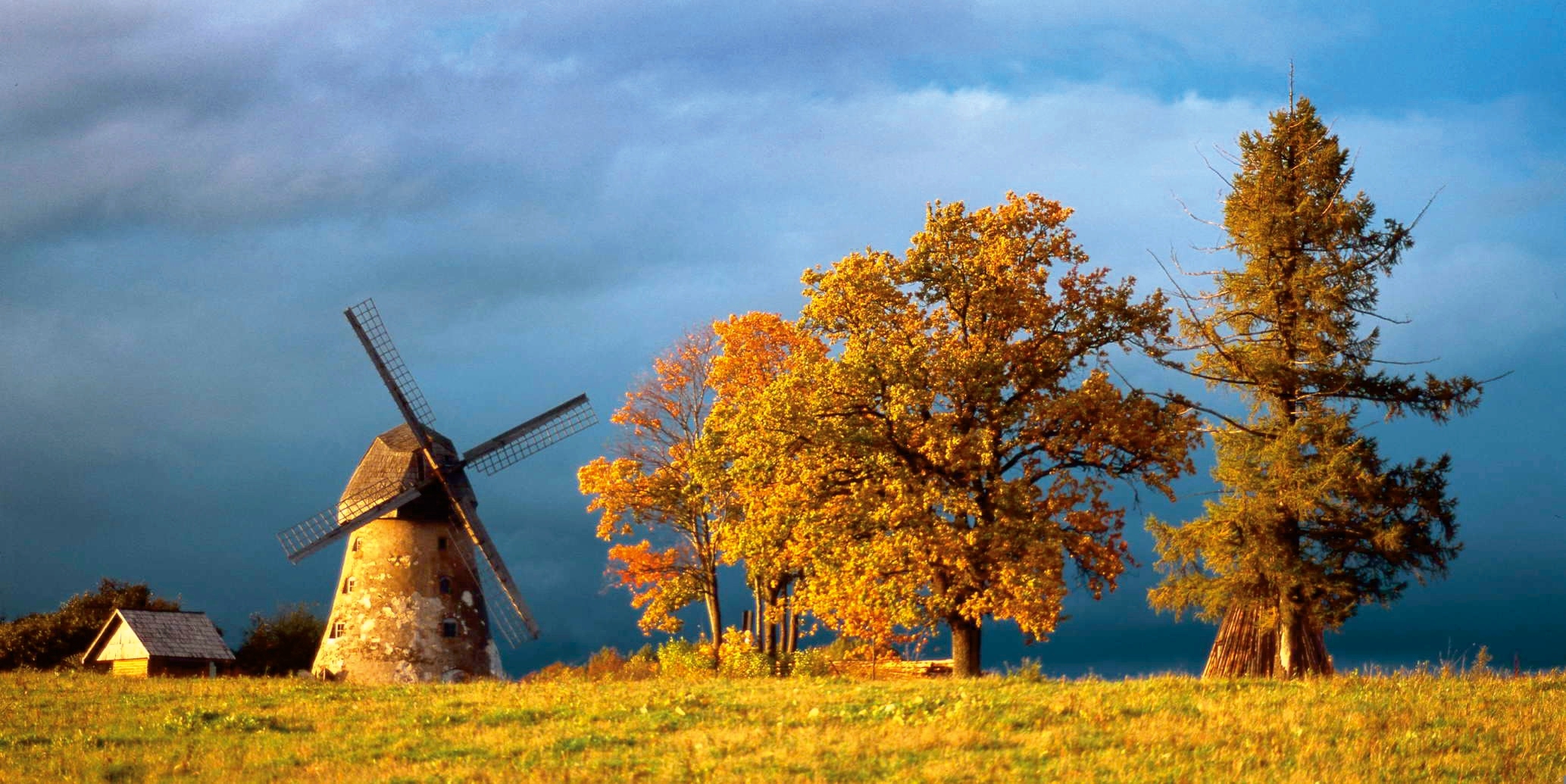 Windmühle in Lettland