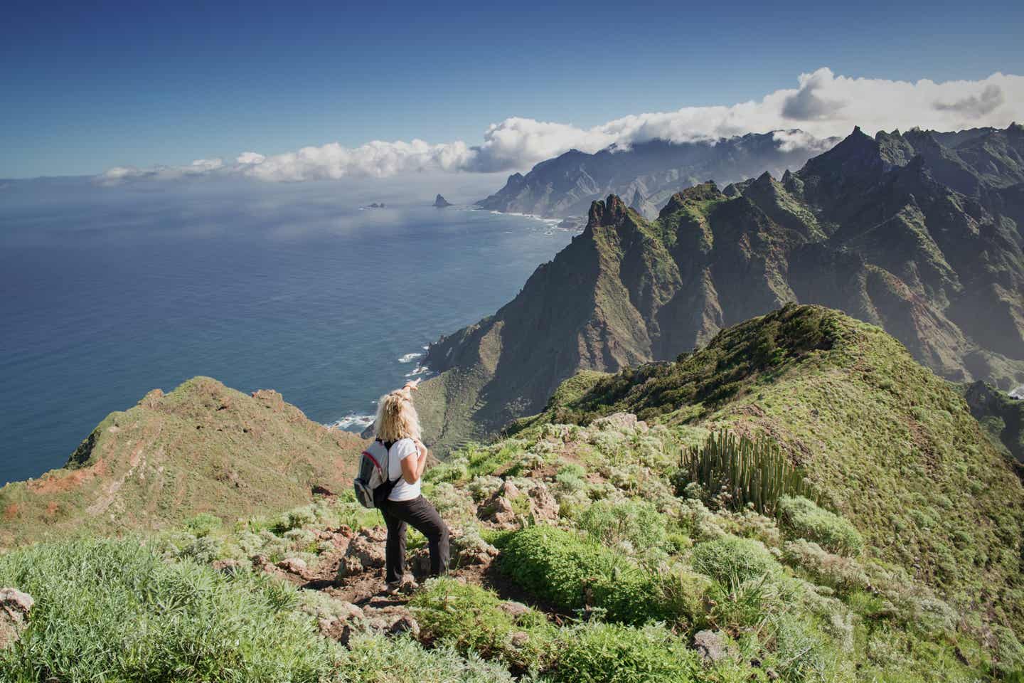 Ausblick vom Berg Anaga, Teneriffa