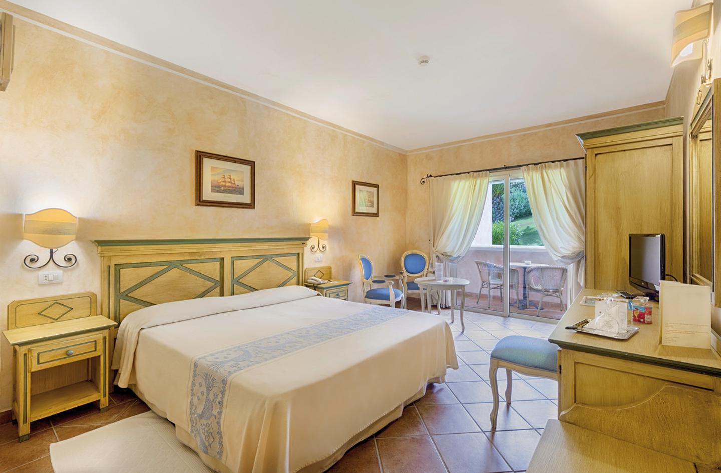 Wohnbeispiel Doppelzimmer Gartenblick