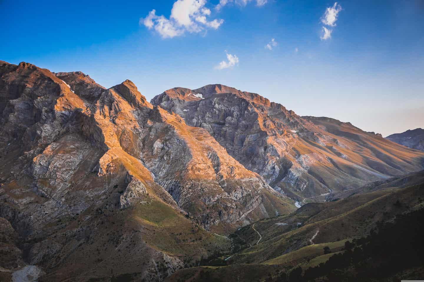 Urlaub in Lara – Sonnenuntergang im Taurusgebirge