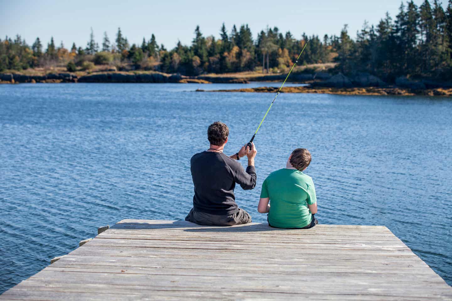 Familienangeln in Nova Scotia