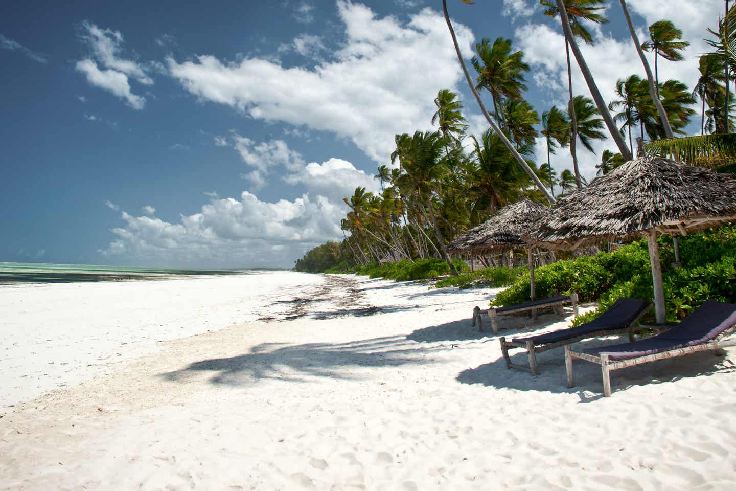 Urlaub auf Sansibar – Strand mit weißem Sand in Matemwe