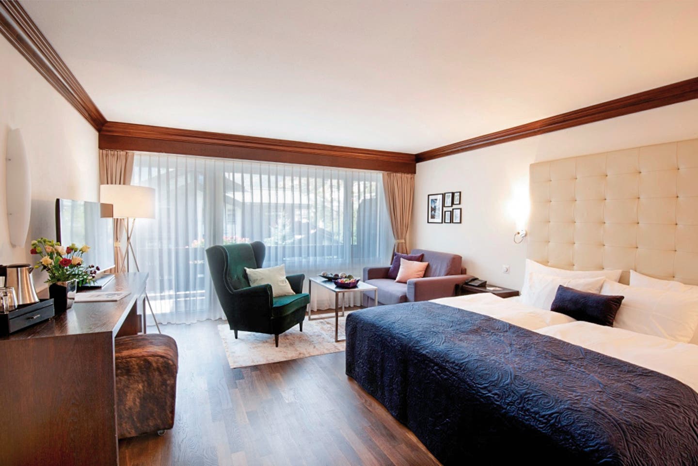 Wohnbeispiel Doppelzimmer Deluxe Matterhorn