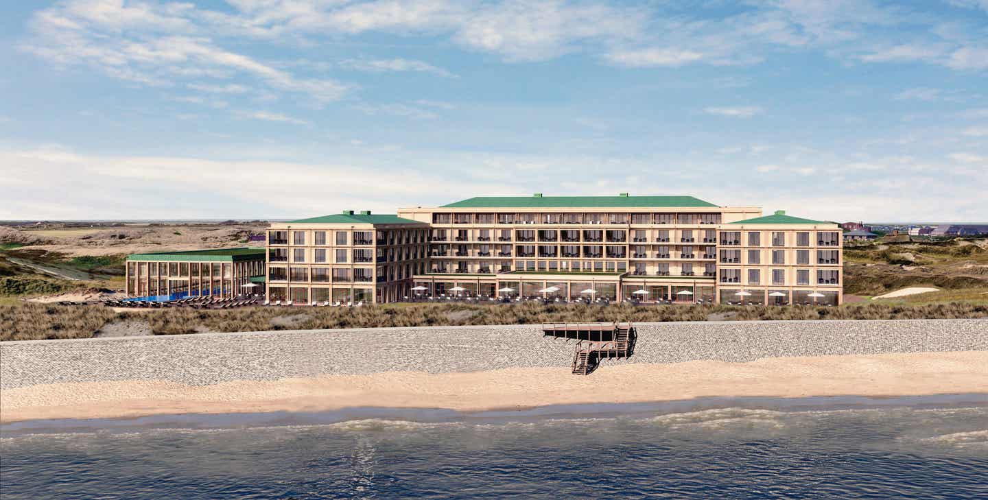 Babymoon-Hotels: Das A-ROSA auf Sylt liegt direkt am Strand