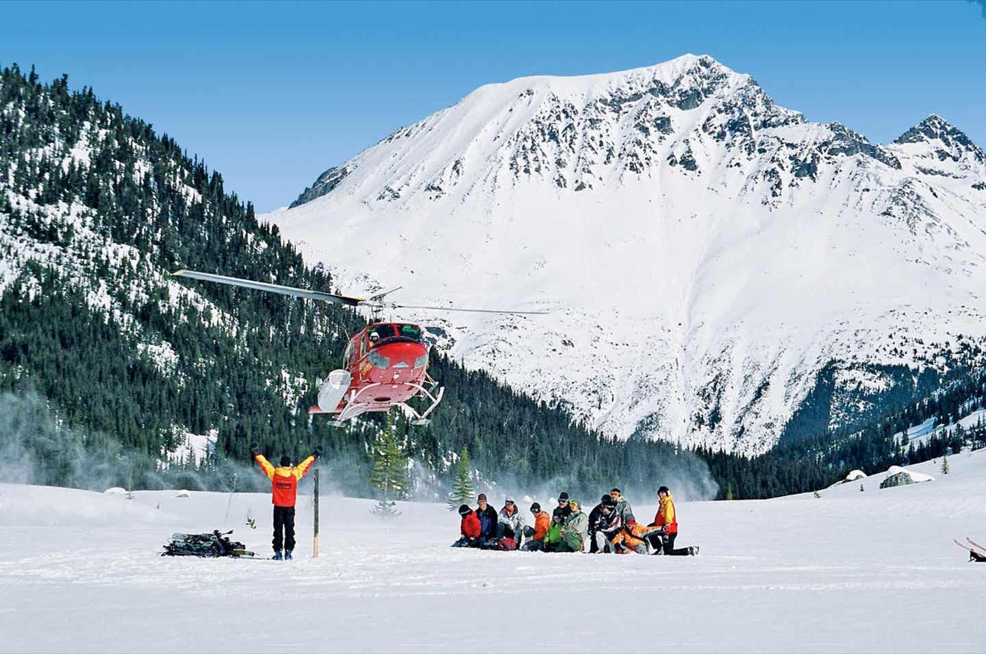 Skifahren in Kanadas Westen