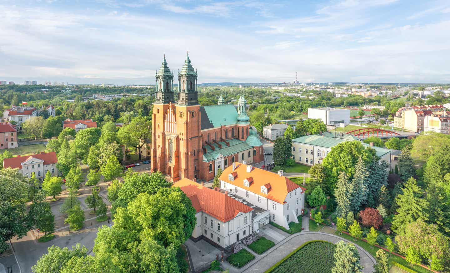 Gotische Kathedrale auf der Dominsel auf der Warthe Gotische Kathedrale auf der Dominsel