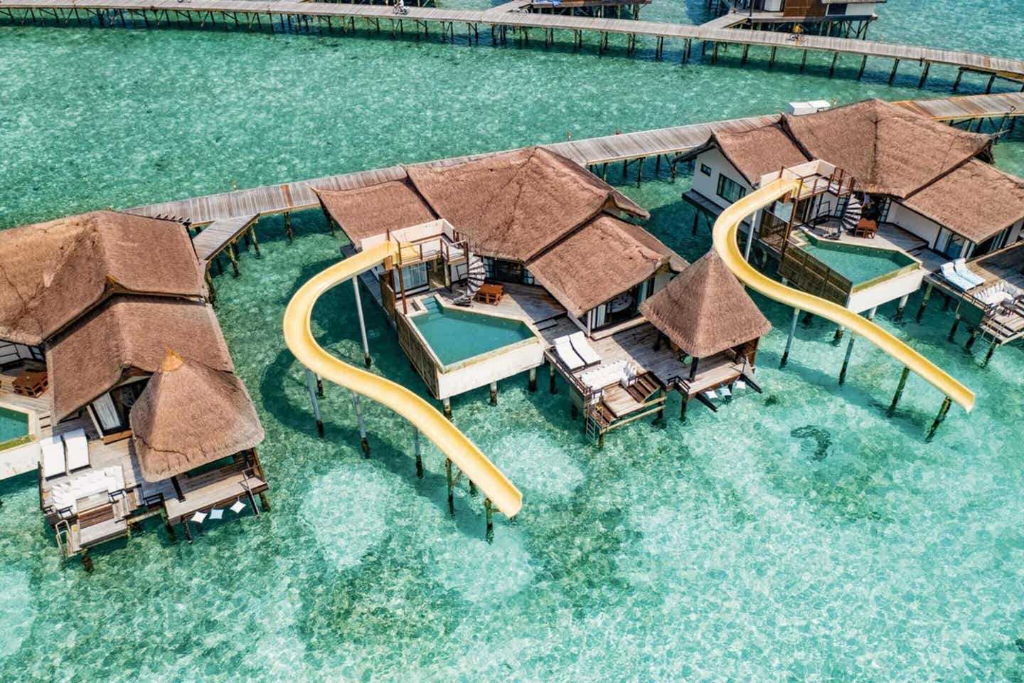 Luftaufnahme des Malé Atoll: OZEN Reserve Bolifushi