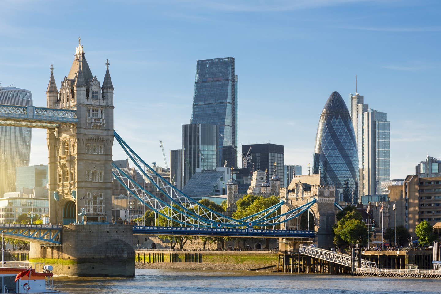 Rückblick London. Olympische Spiele 2012. Foto der Londoner Skyline.