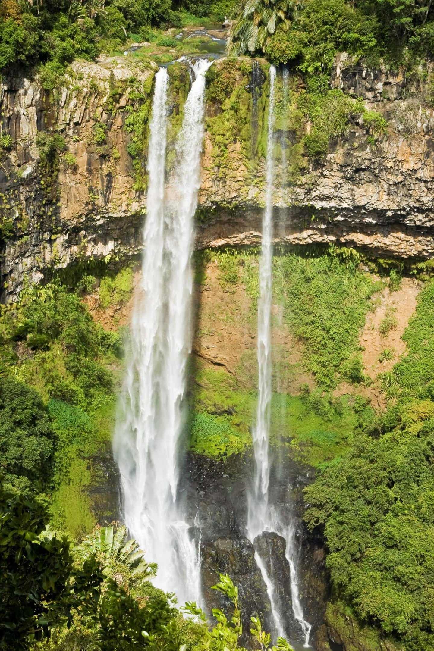 Wasserfall im Black River Gorges Nationalpark 