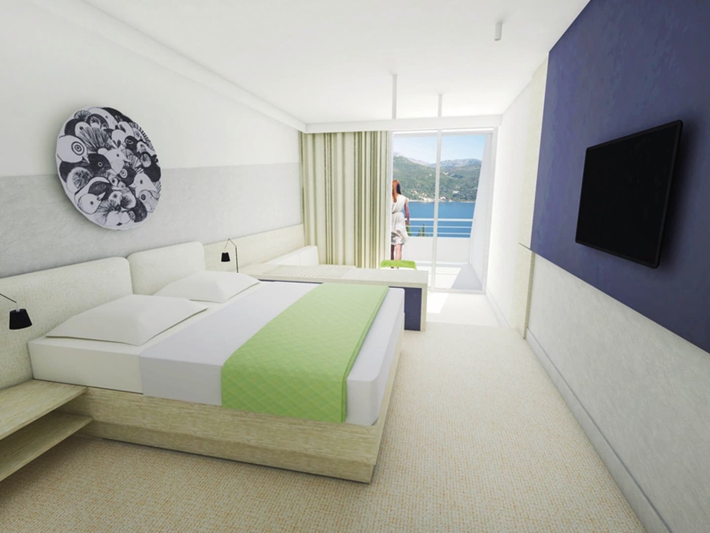 Wohnbeispiel Doppelzimmer Superior Meerblick