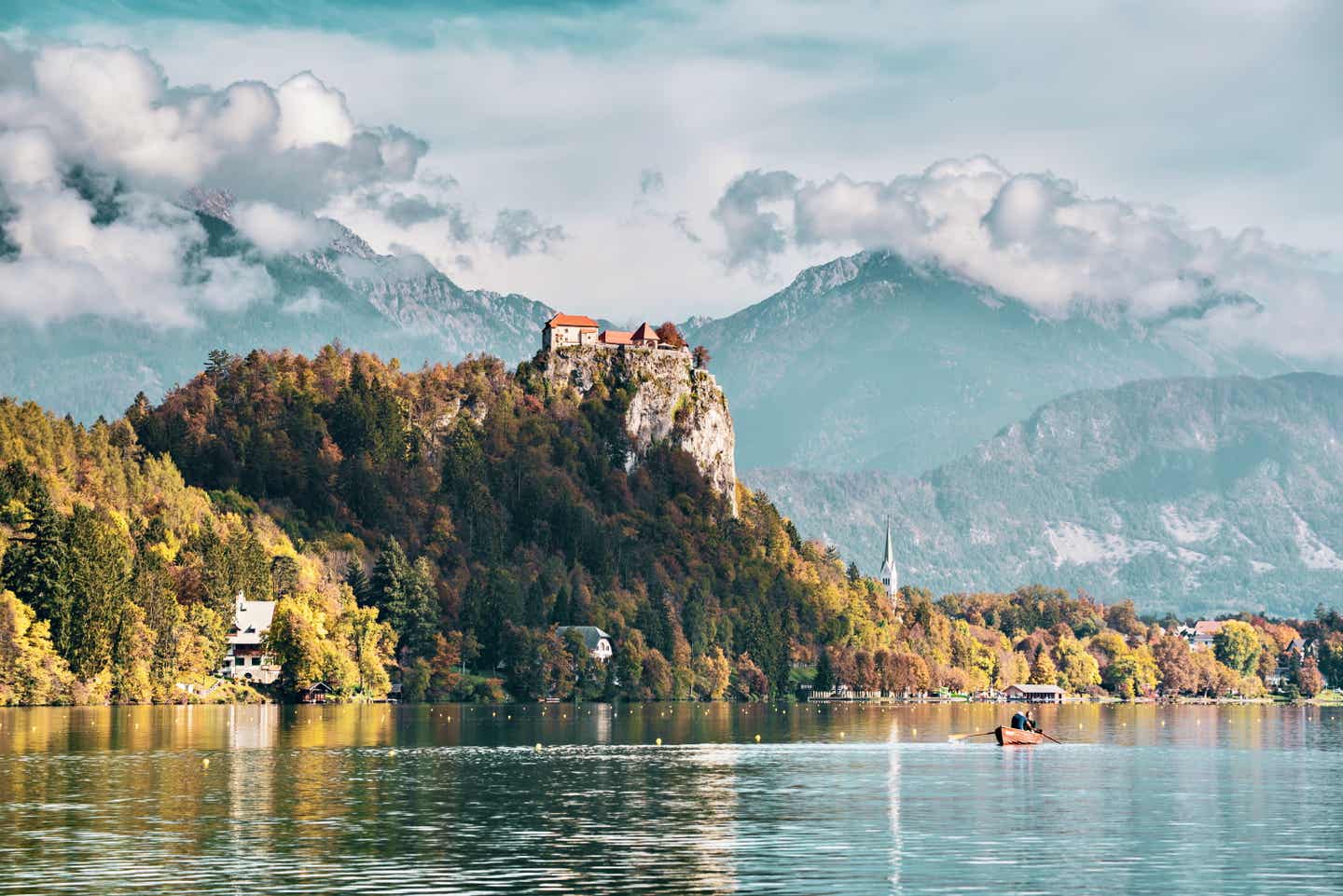 Bled Castle in Slowenien Schlsos Bled in Slowenien