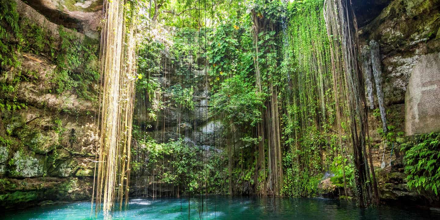 Yucatan-Urlaub: der Cenote Ik Kil