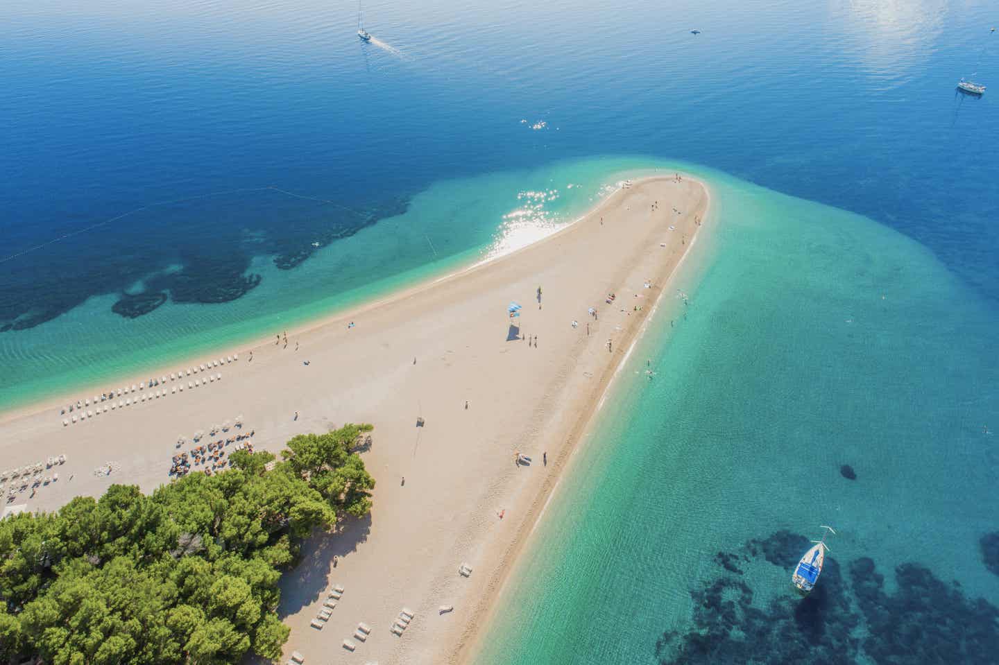 Strand auf deiner Golfreise nach Kroatien