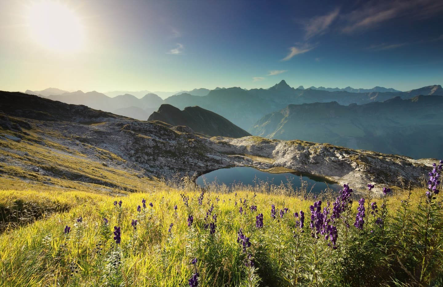 Bergpanorama im Allgäu