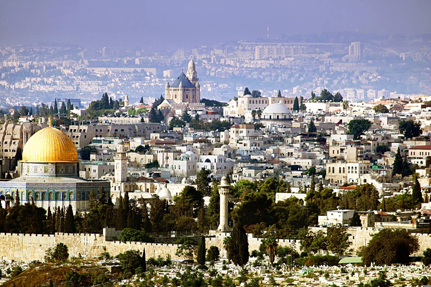 Israel – Stadtpanorama von Jerusalem