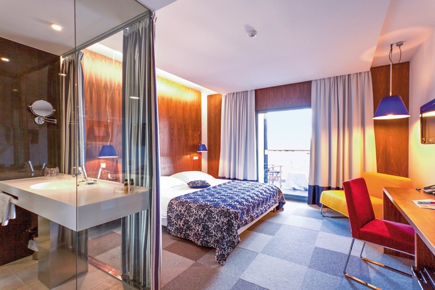 Wohnbeispiel Doppelzimmer Superior seitl. Meerblick