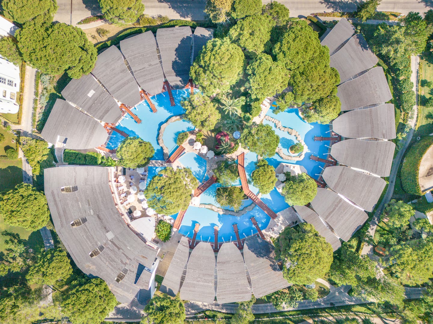 Topshot der Villa Junior Suites