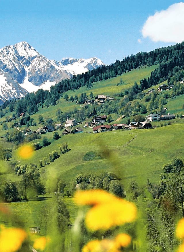 Jetzt buchen Landschaft in der Steiermark Österreich