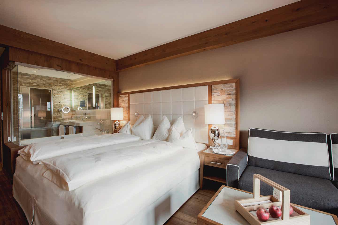 Ein Zimmer im Alpenresort Schwarz