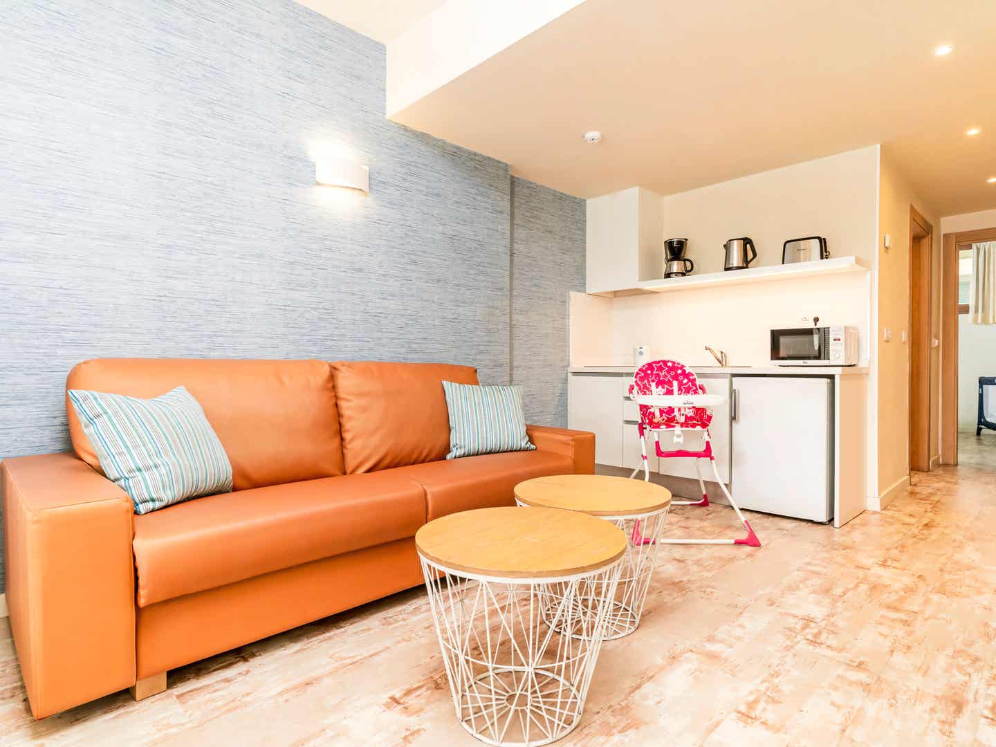 Familienfreundliches Apartment mit Küche und Hochstuhl im La Pinta Hotel – eines der besten Familienhotels auf den Kanaren 