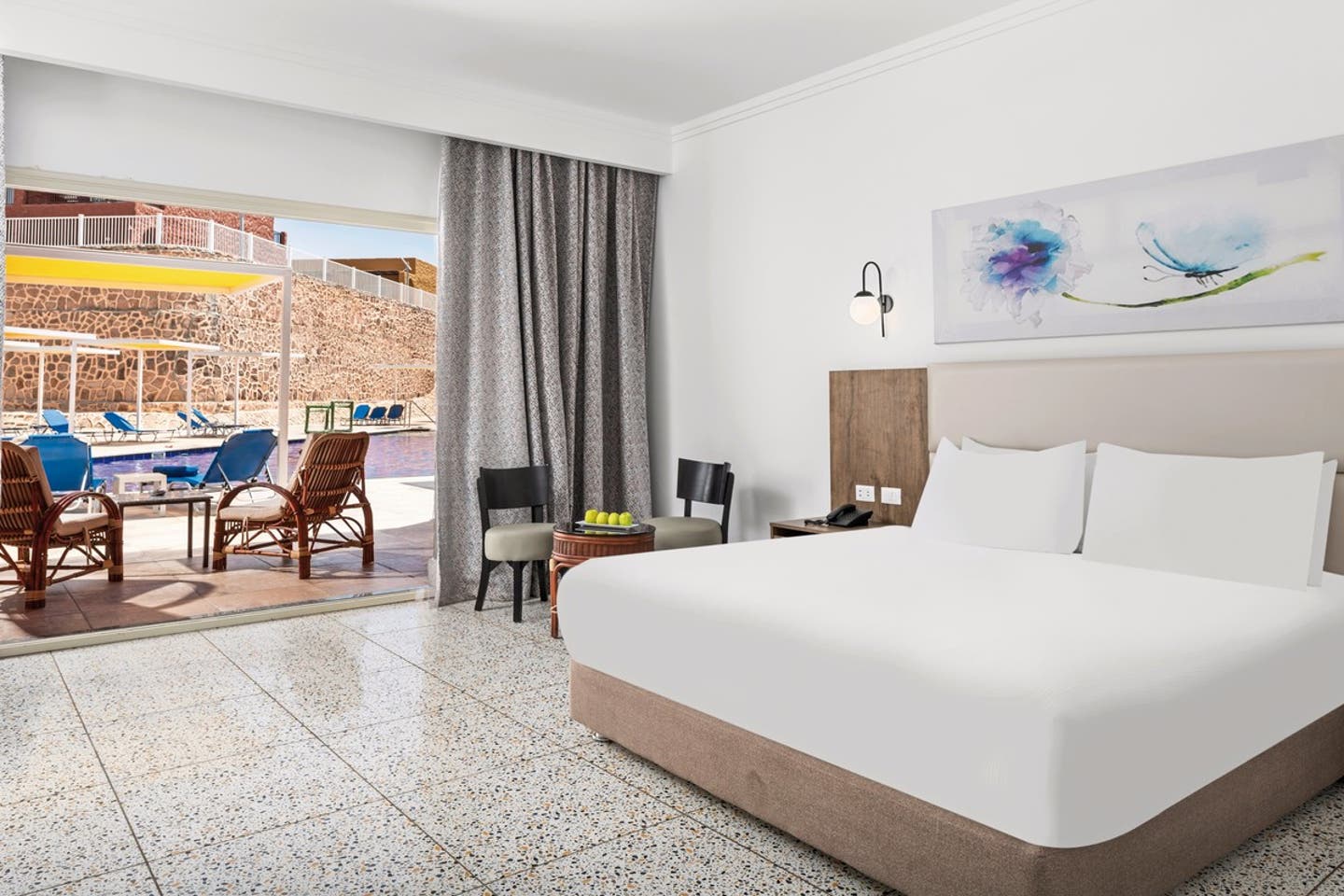 Wohnbeispiel Doppelzimmer Superior Poolblick