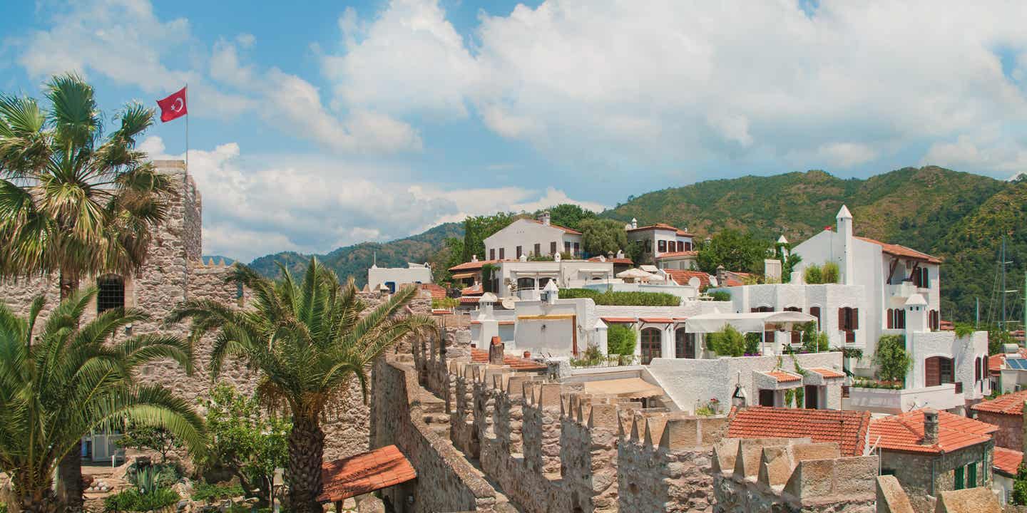 Aufname der Stadt Marmaris