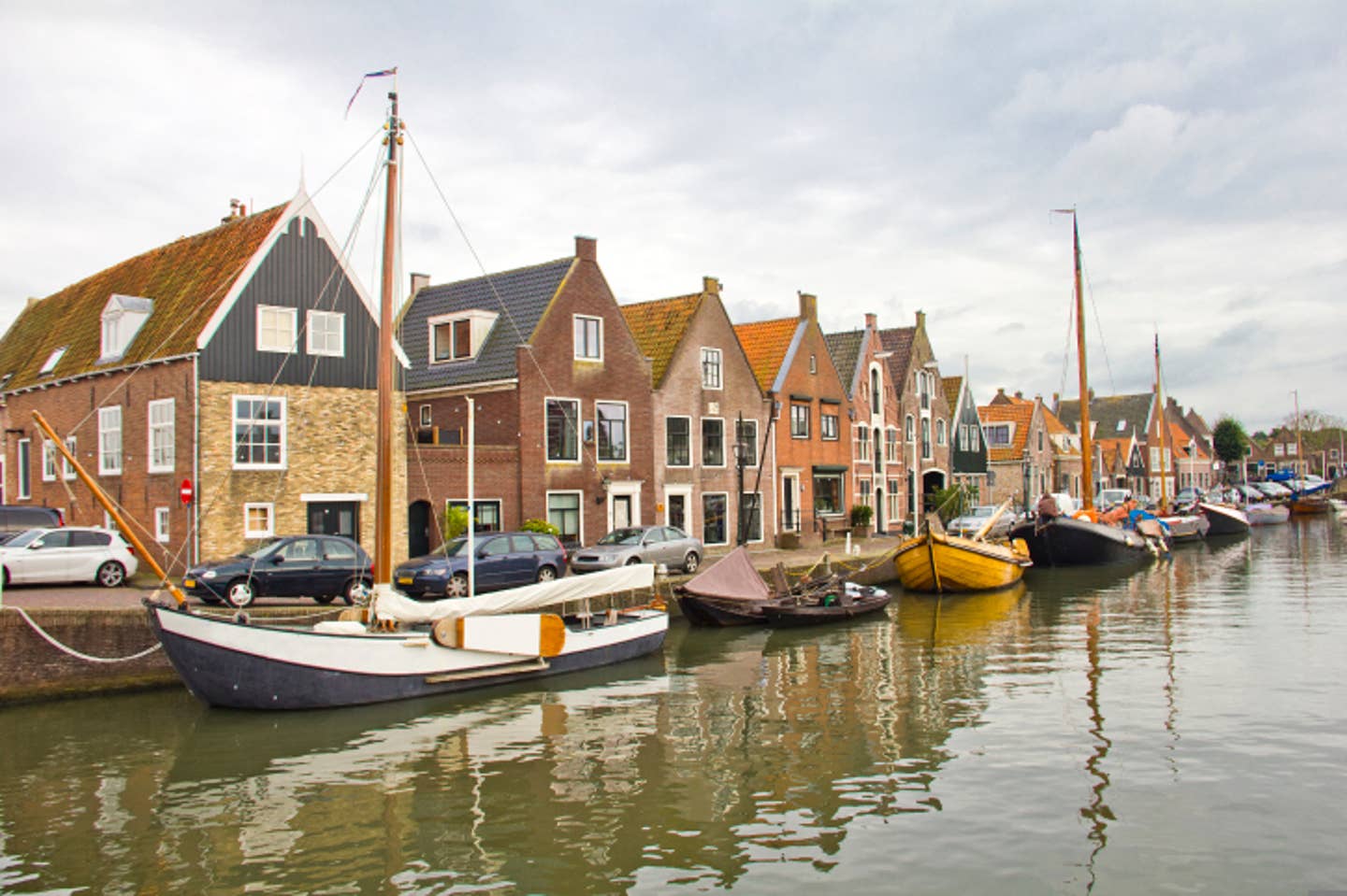 Monnickendam Hafen in den Niederlanden