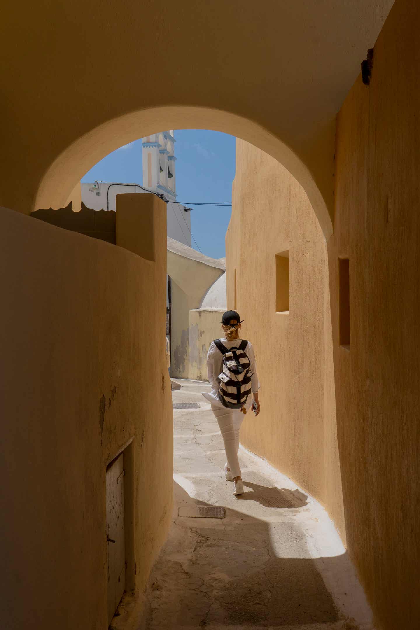 Gassen von Santorini