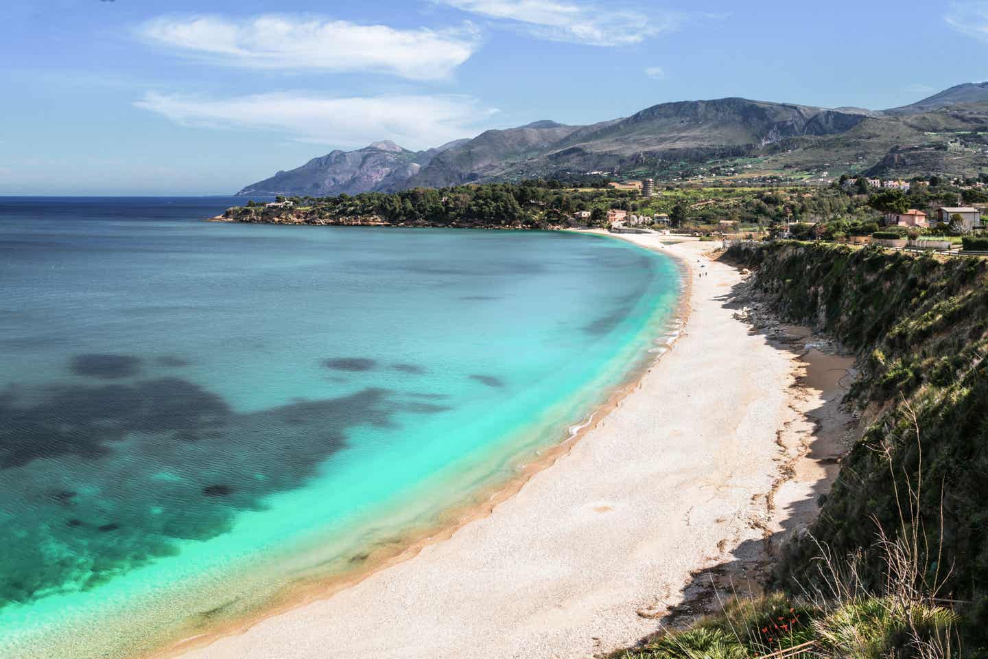 Strand Scopello in Sizilien, Italien