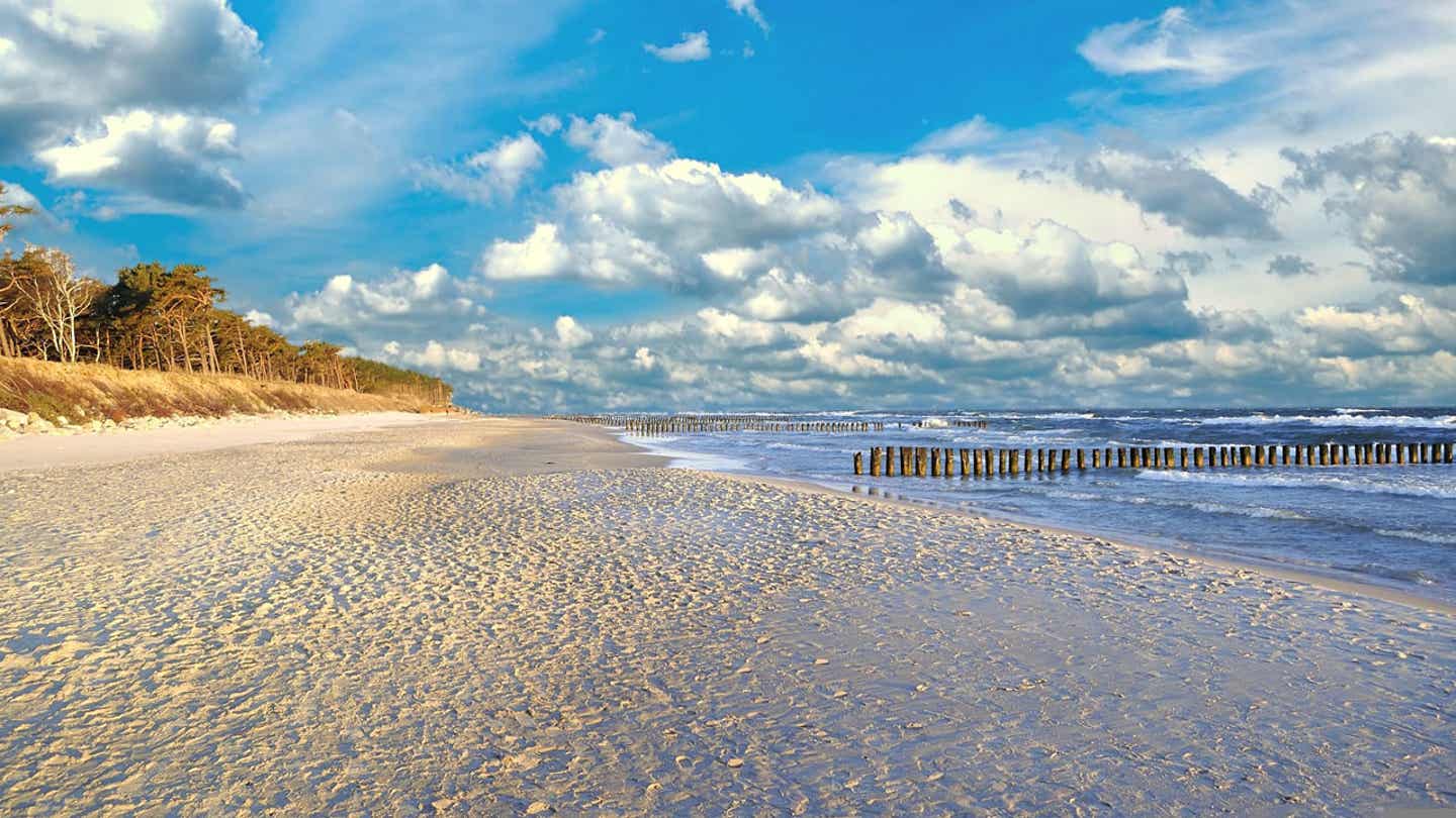 Strand von Kolberg an der Ostsee