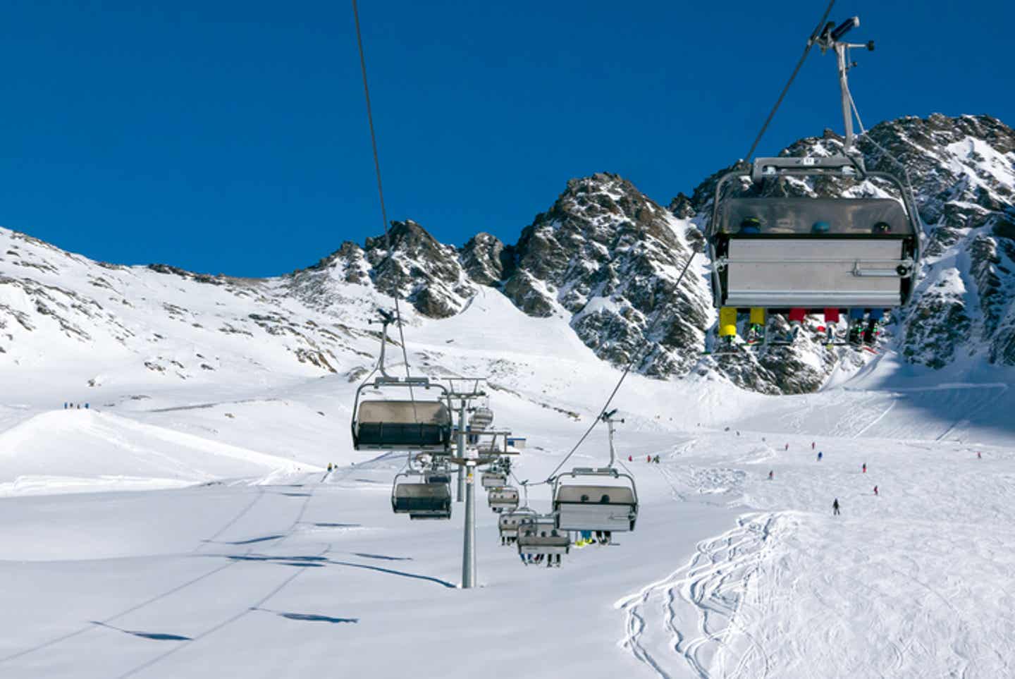 Atemberaubender Blick auf die Gipfel der Dolomiten