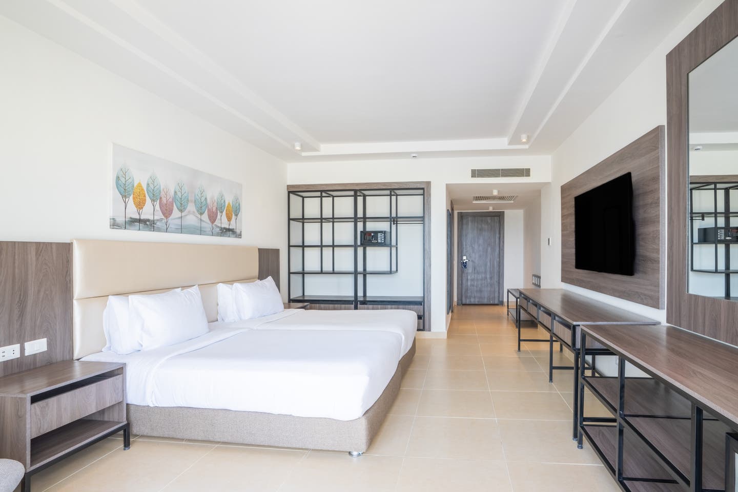 Wohnbeispiel für ein Deluxe Doppelzimmer mit Meerblick