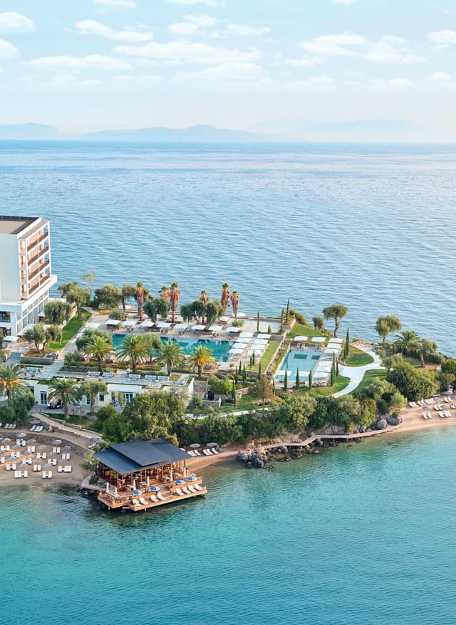 Jetzt entdecken Blick auf Grecotel Corfu