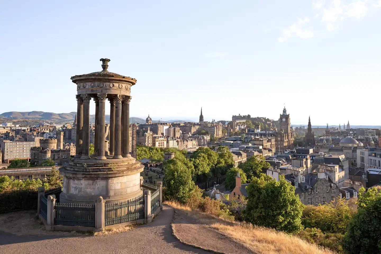 Städtetrip im August: Calton Hill in Edinburgh