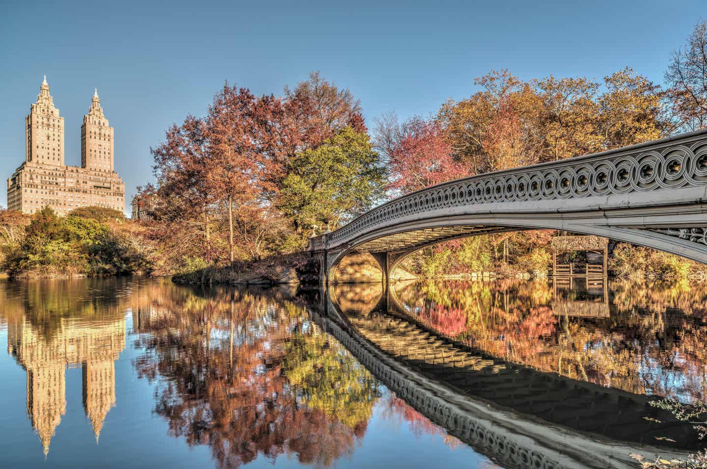 New York: Bow Bridge, Central Park