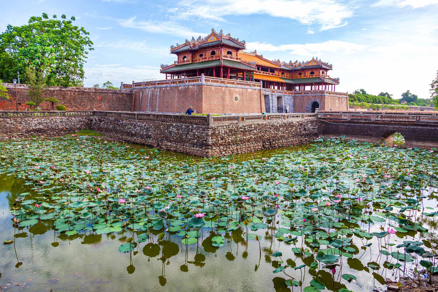Vietnam Strände: Blick auf die Zitadelle Thang Long in Hue