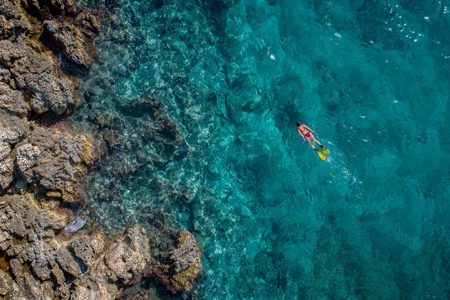 Türkei-Attraktion: Schnorcheln im türkisblauen Meer
