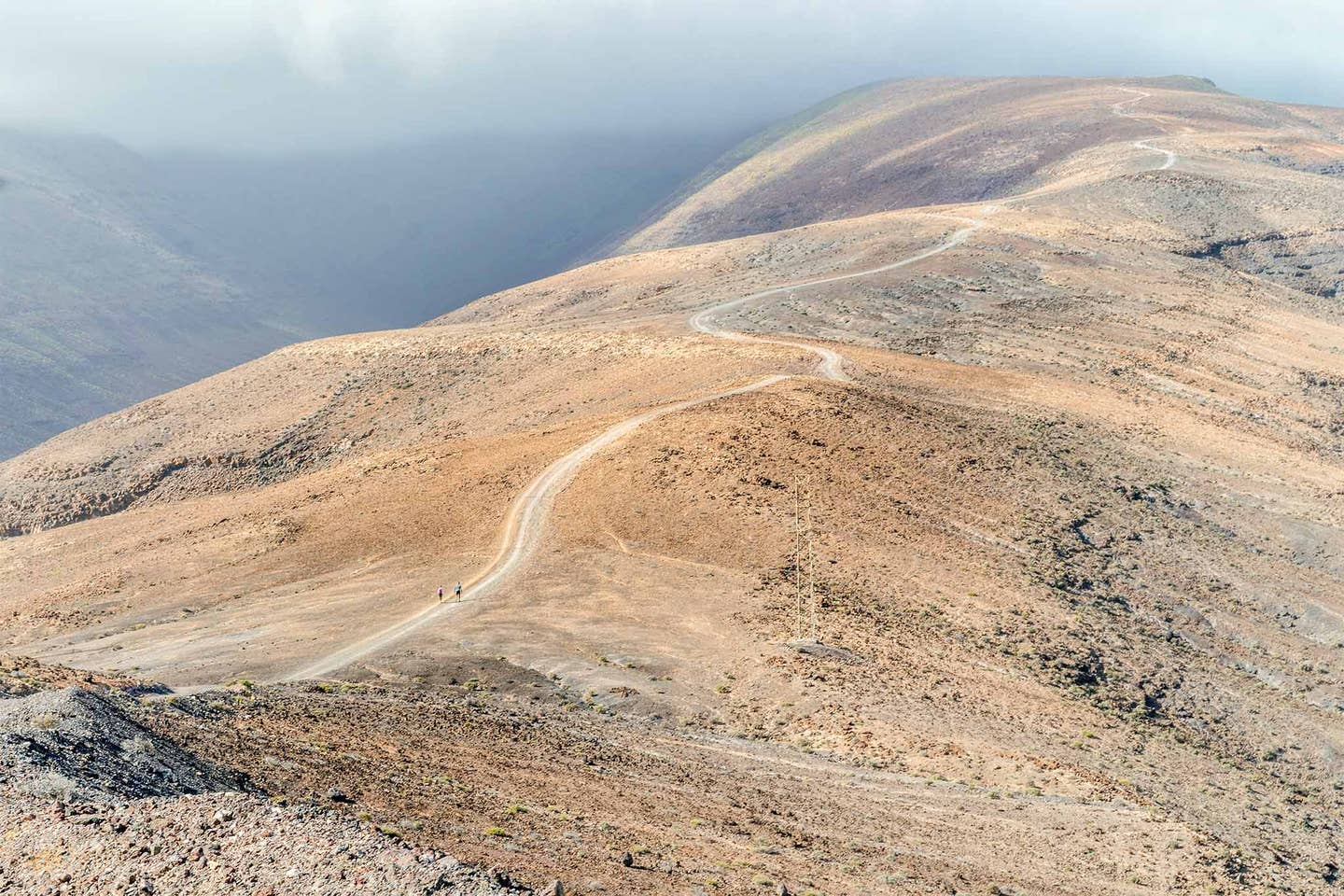 Kanaren pico de la zarza mountain pfad