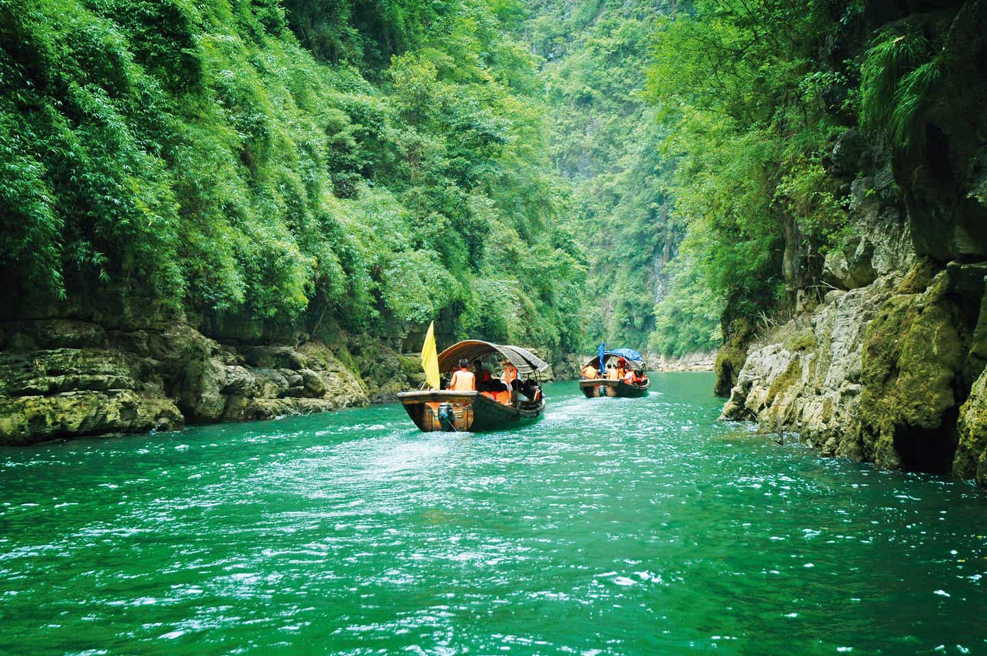 Flussfahrt in Chile