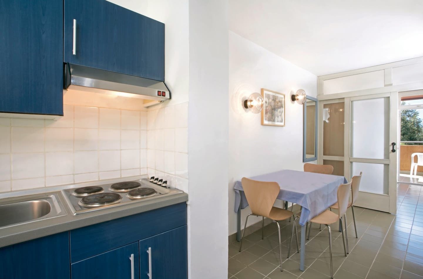 Wohnbeispiel Appartement für 2 plus 2 Meerseite