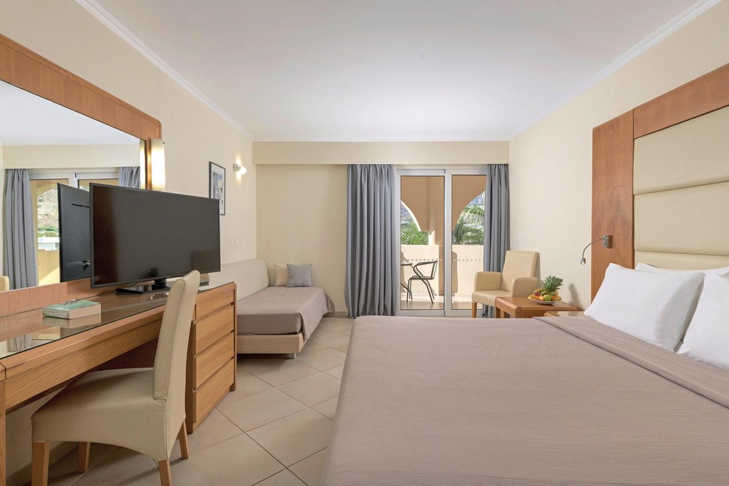 Wohnbeispiel Doppelzimmer Superior seitl. Meerblick