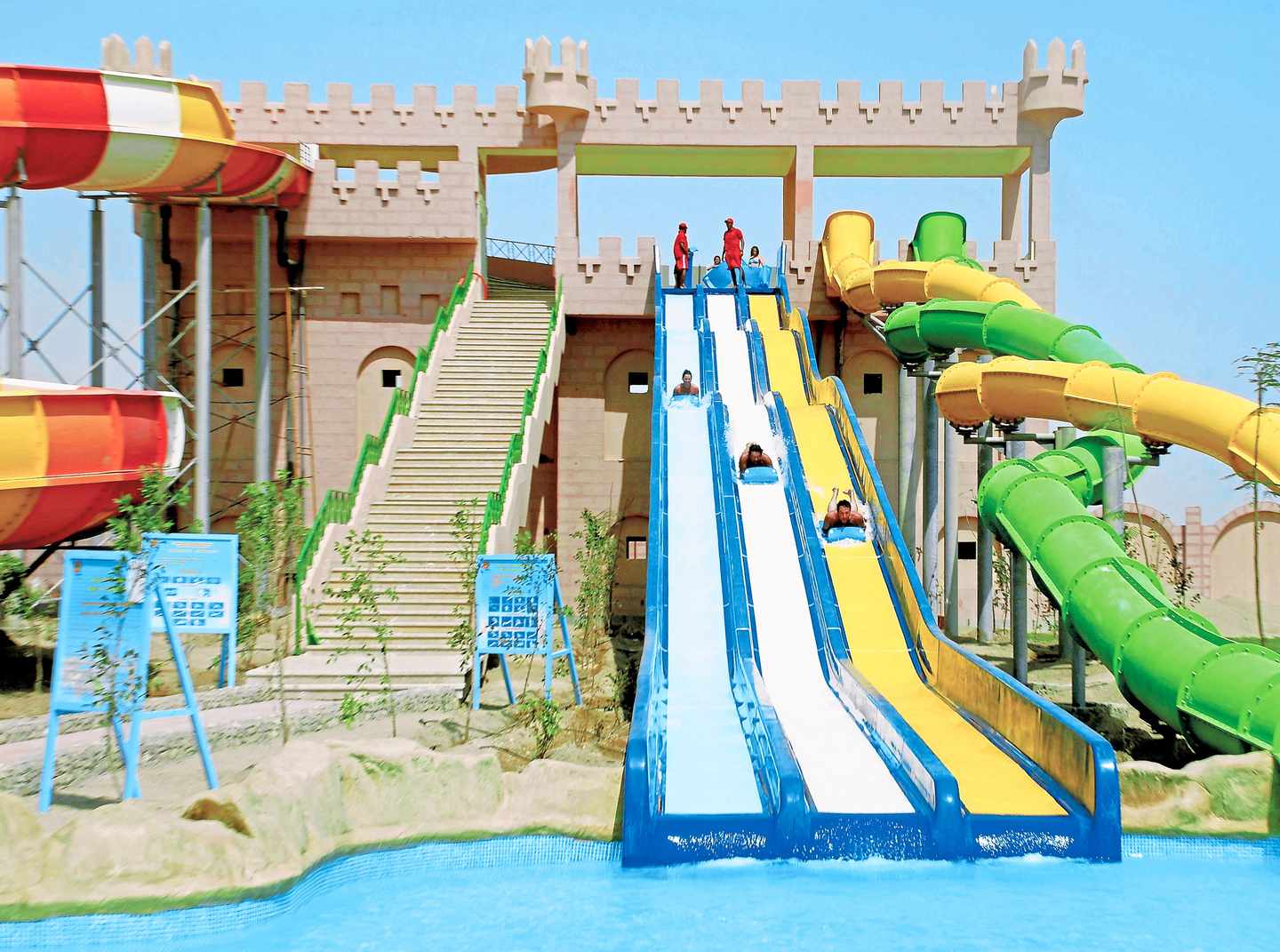 Sentido Akassia Beach am Roten Meer Poolrutsche im Hotel in Ägypten