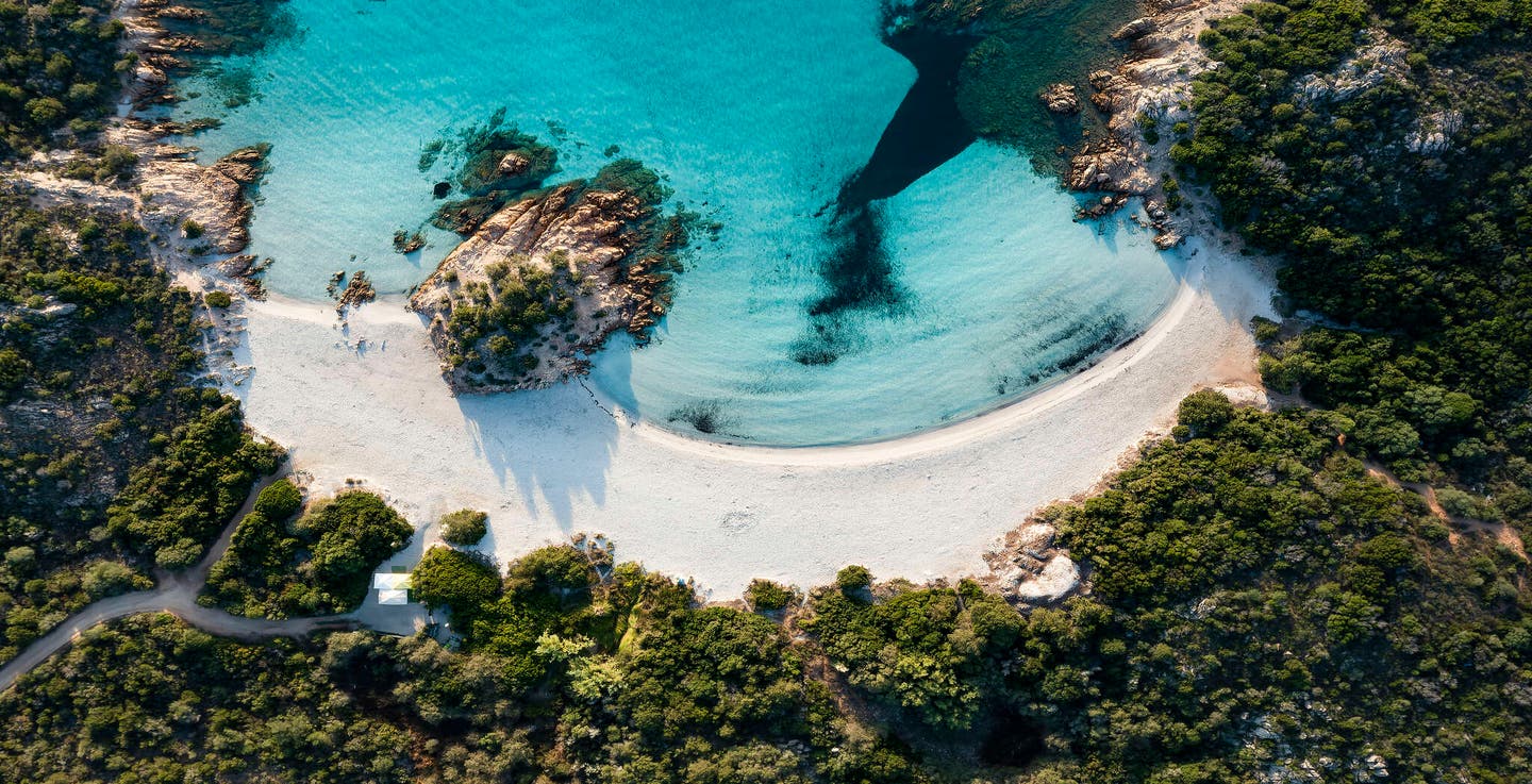 Costa Smeralda Strand Spiaggia del Principe auf Sardinien