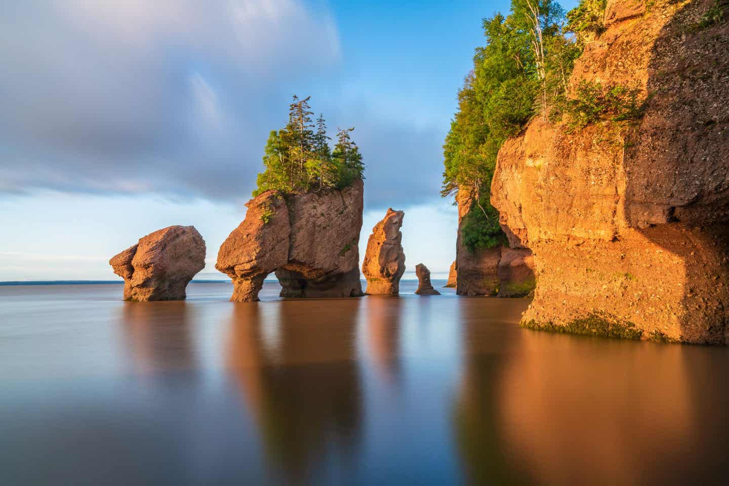 Hopewell Rock in New Brunswick