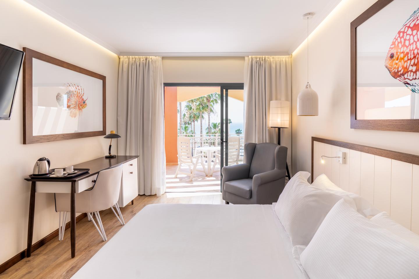 Beispiel Doppelzimmer seitlicher Meerblick