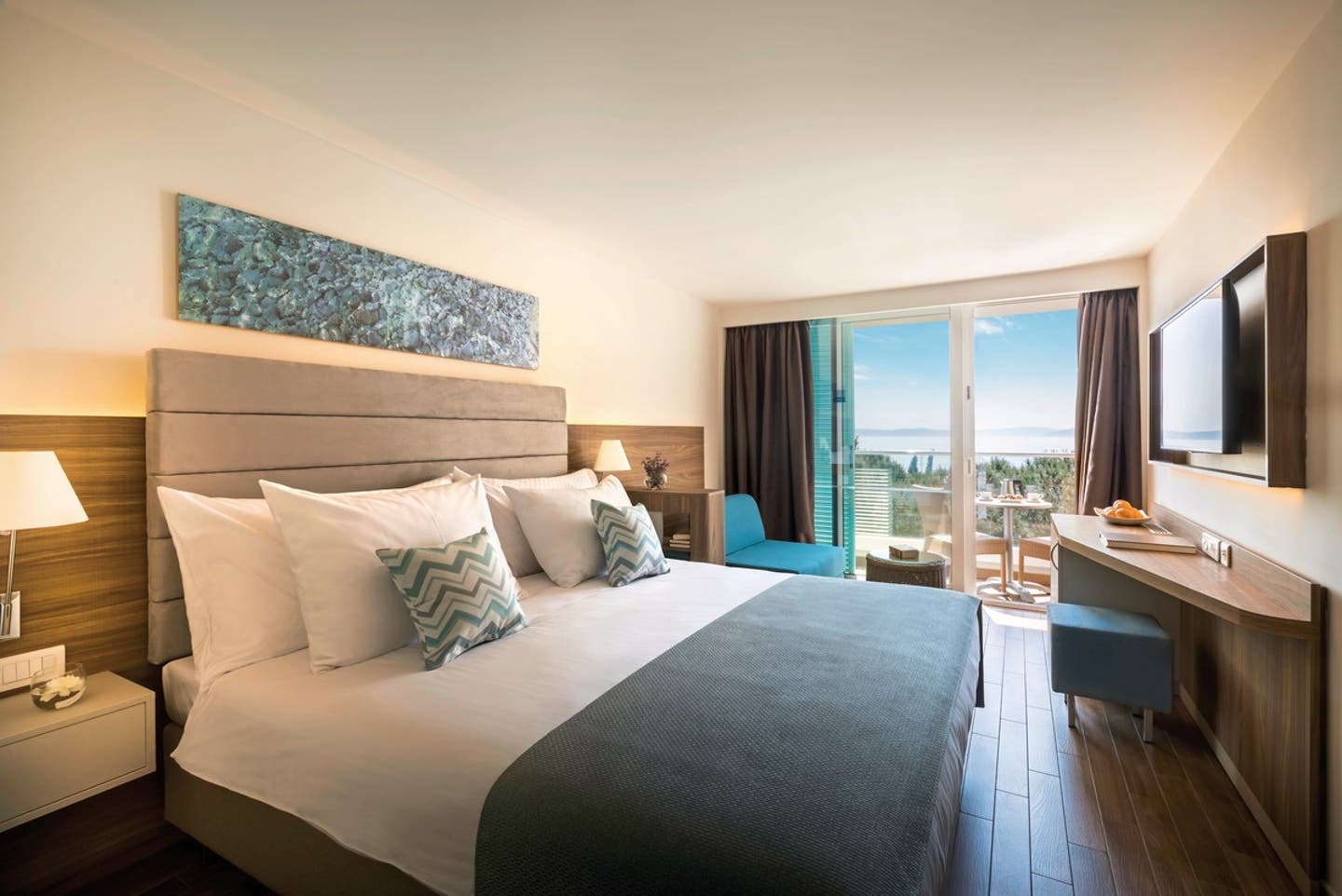 Wohnbeispiel Zimmer f&uuml;r 2 plus 1 Meerseite