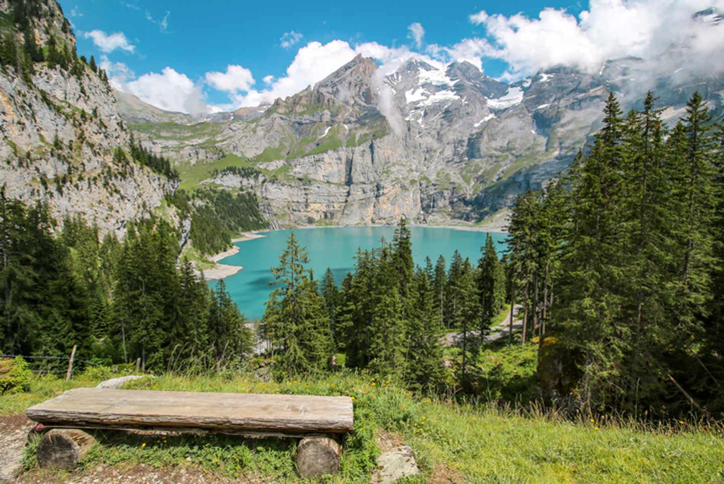 Alpenidylle für optimale Entspannung am Oeschinensee