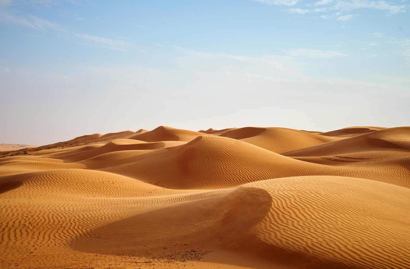 Wüstenlandschaft im Oman